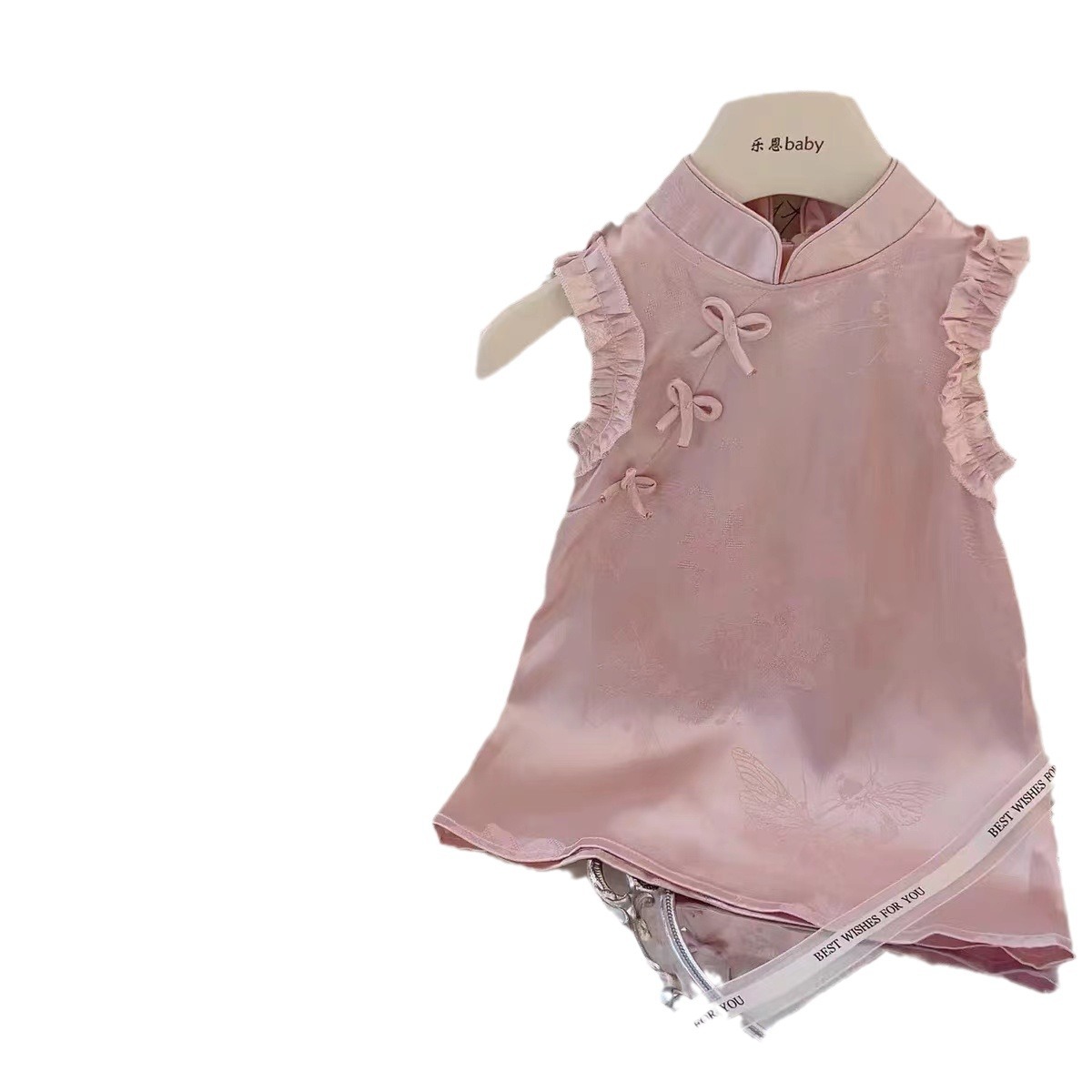 Girls' Cheongsam dress Summer Clothes Children's Chinese-style Hanfu One-year-old Baby Dress Princess Dress Summer Children's Clothing