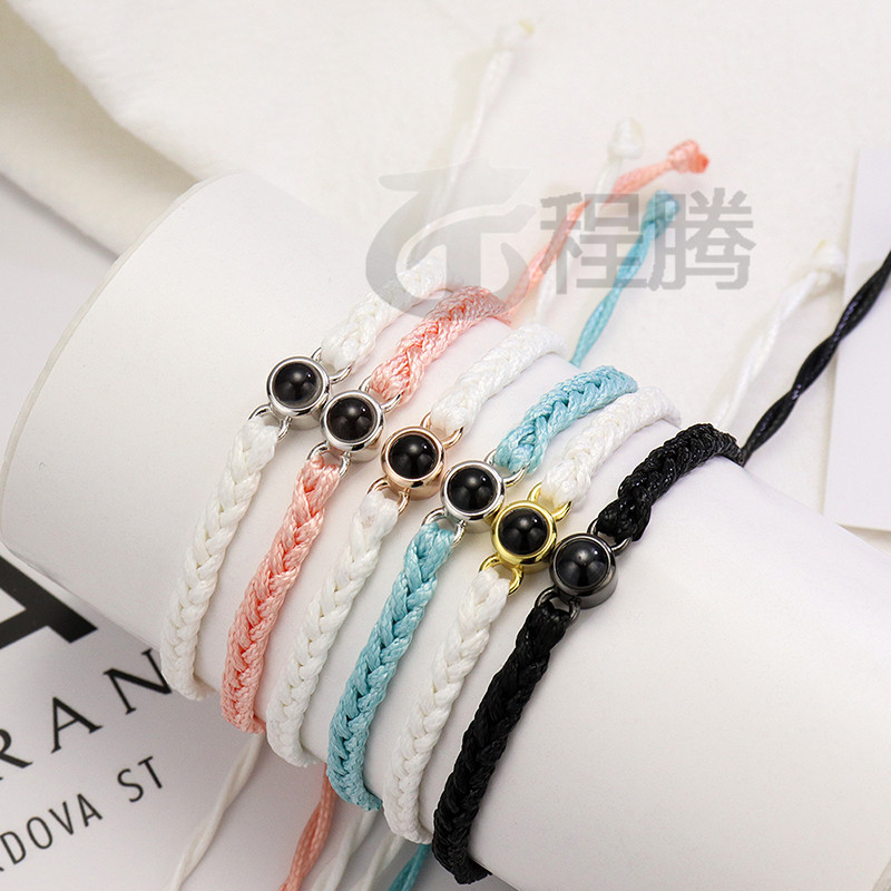 Популярные плетеные браслеты из 925 серебра, экспортная оптовая продажа