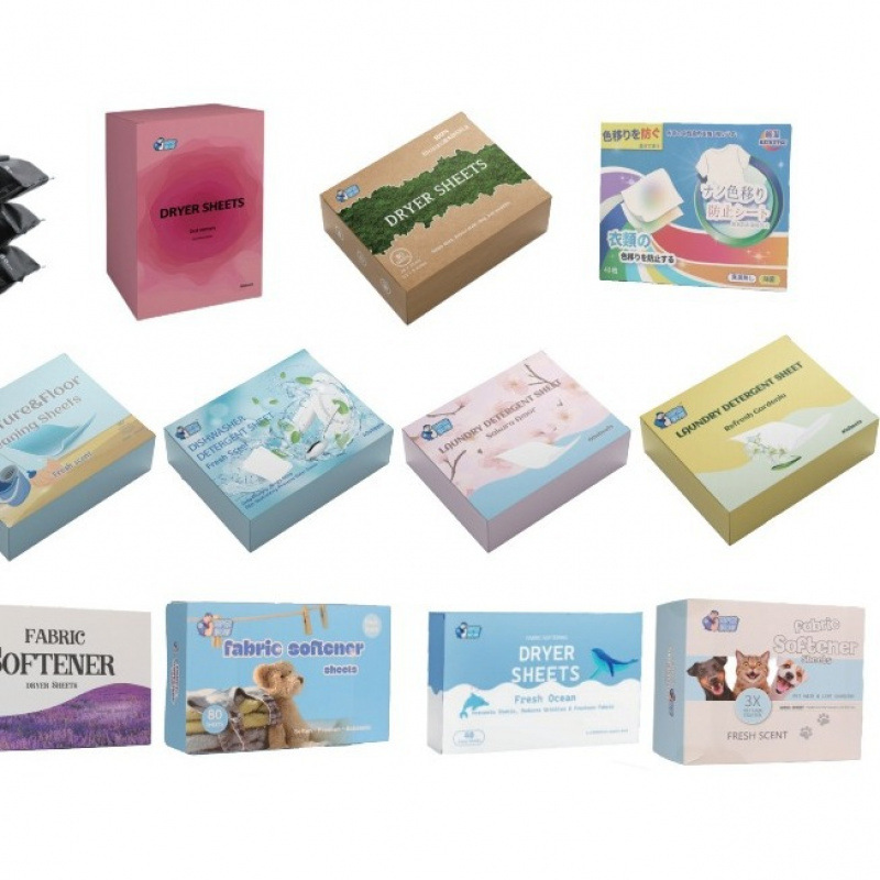 Factory dryer fragrant clothes piece dryer soft paper clothes drying paper aromatherapy to remove pet odor dry clothes fragrant piece