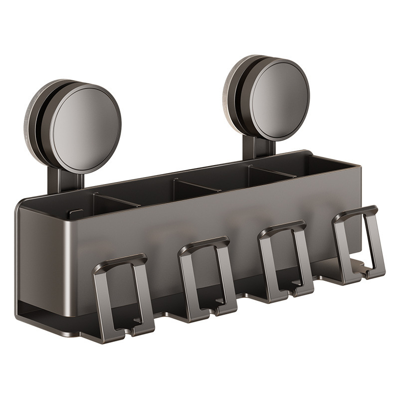 Bathroom Suction Cup Toothbrush Holder Toothbrush Cup Storage Rack Mouthwash Cup Brushing Cup Storage Washbasin Wall Hanging Family