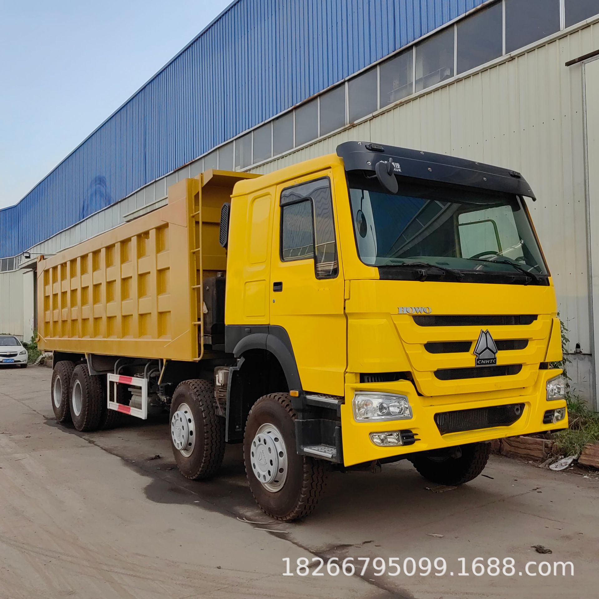 Кросс-бордерная поставка самосвалов Howo 371/375 из 4 стран, самосвалы Howo 8X4 с 375 л.с.