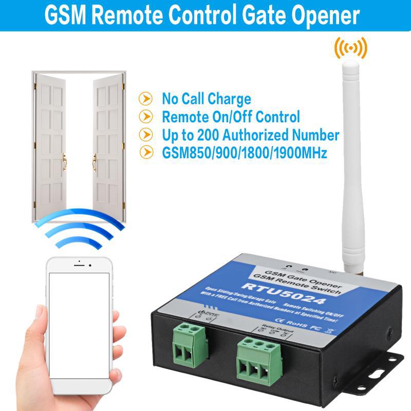 Rtu5024 Mobile Phone Remote Wifi Controller Door Opener Motor Controller Gsm Access Control Factory Direct Sale