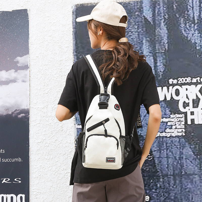 New Women's Chest Bag Cross-border Fashion Backpack Casual Fashion Satchel Fashionable Oxford Cloth Crossbody Bag