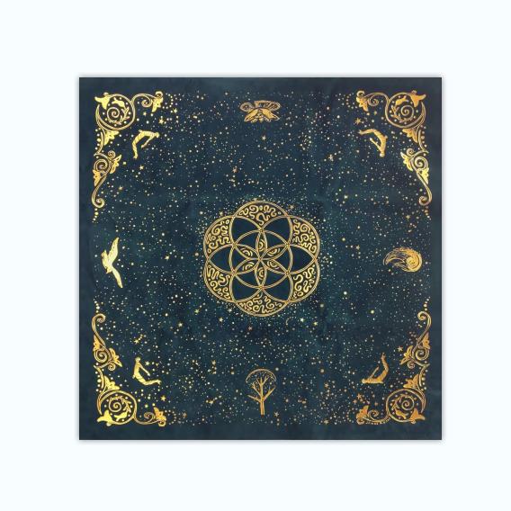 60 × 60 small size tablecloth bedroom living room study decorative tapestry cross-border hot selling background wall hanging canvas