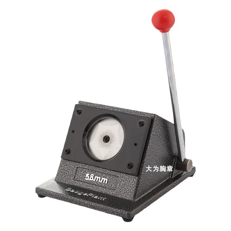 58mm Badge Round Manual Metal Desktop Paper Cutter Pvc Cutter Badge Matching Round Cutter Paper Cutting Machine