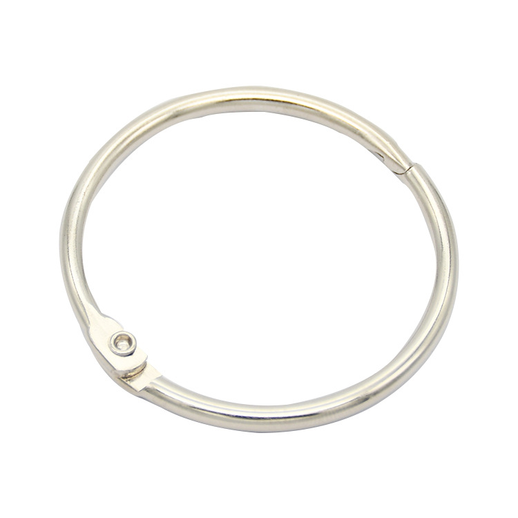 Cross-Border Supply of Metal Binder Rings, Notebook Storage Activity Card Rings, Removable Open Binding Binder Rings