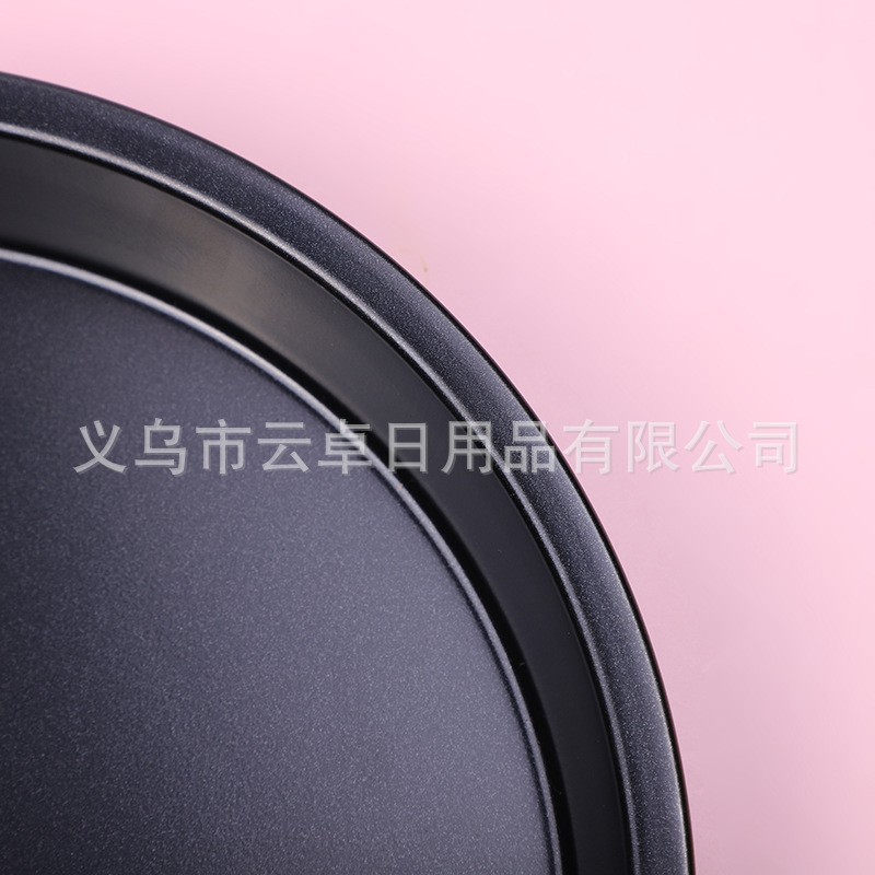 Factory Wholesale Cake Mold Household Round pizza Pan Thickened Non-stick Pan Round Baking Oven pizza Pan