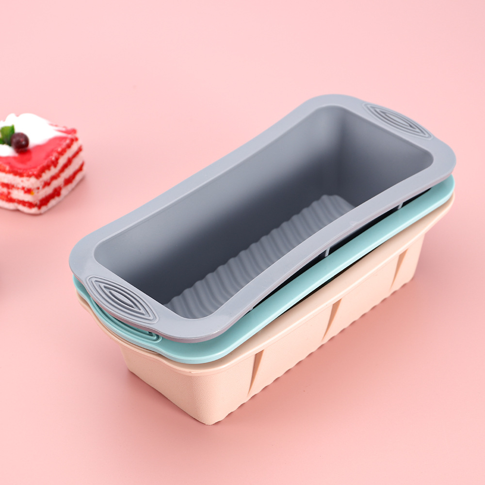 Toast baking tray silicone rectangular baking tray baking tools baking tray mold non-slip buckle baking tray factory in stock