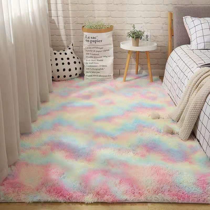 Scandinavian Carpet Bedroom Ins Popular Same Style Floor Mat Plush Room Bedside Blanket Carpet Living Room Man Zhao