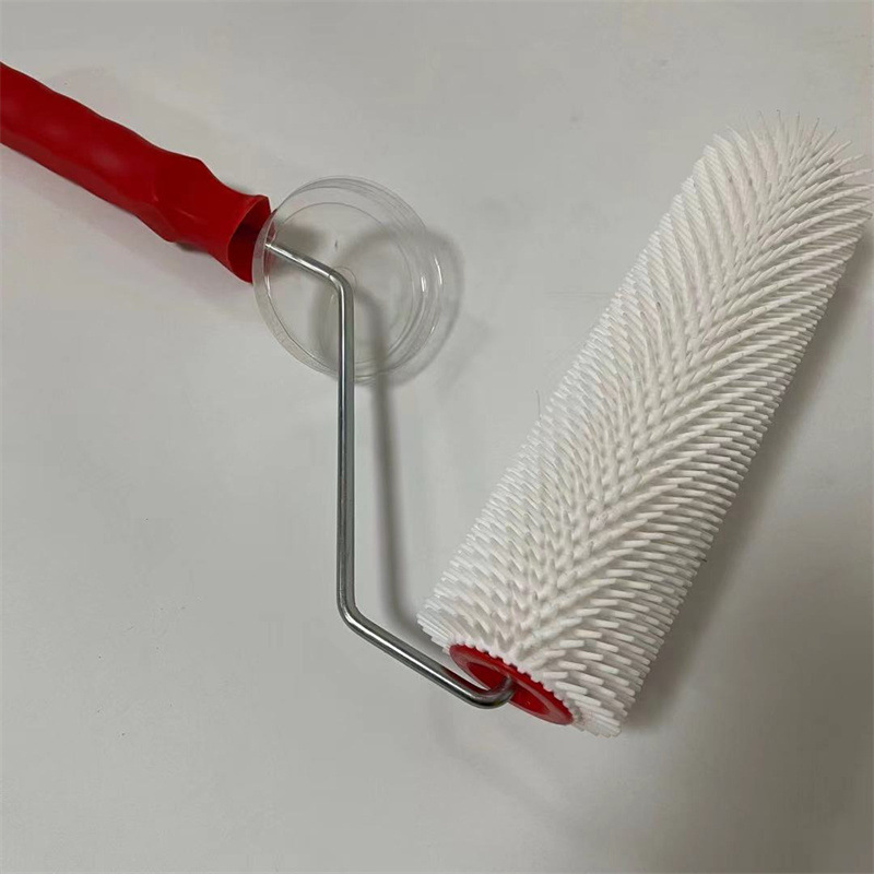 Epoxy floor paint with needle punched cement bubble roller deflation roller brush self-leveling defoaming roller brush 9 inches