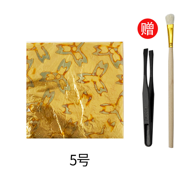 Gold Foil Paper Painting, Burnt Foil, Broken Gold Foil, Silver Foil Painting, Buddha Statue, Rock Painting, Art Tools, Nail Salon Crafts