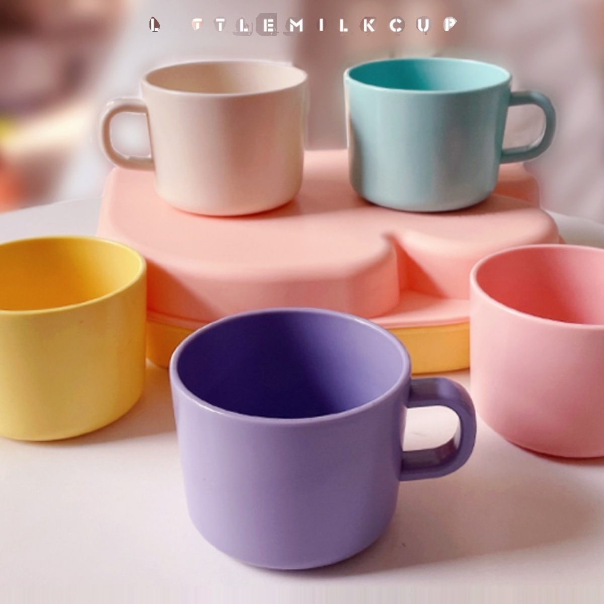 Однотонная детская кружка для обучения питью, 200 мл, противоударная