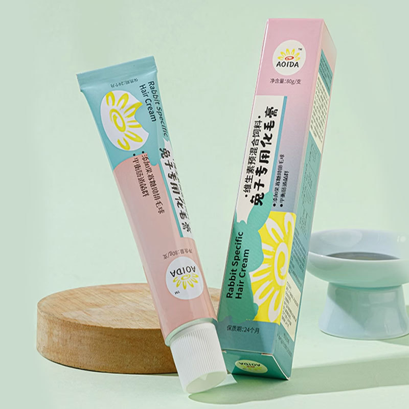 Chinchilla and Rabbit Special Hair Removal Cream Kwai Tian Hair Removal Cream 80g Hair Removal Cream Chinchilla Rabbit Guinea Pig Hair Ball