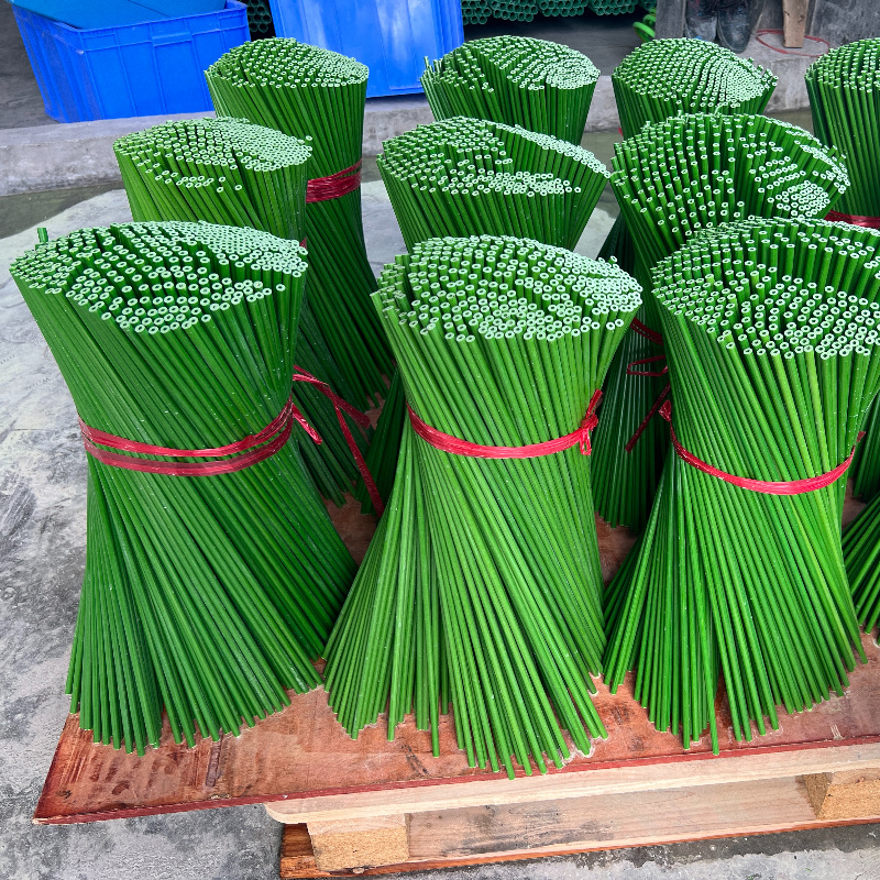 Colored glass fiber rod hollow glass fiber tube alkali-free solid agricultural vegetable glass fiber rod seedling special small arch shed