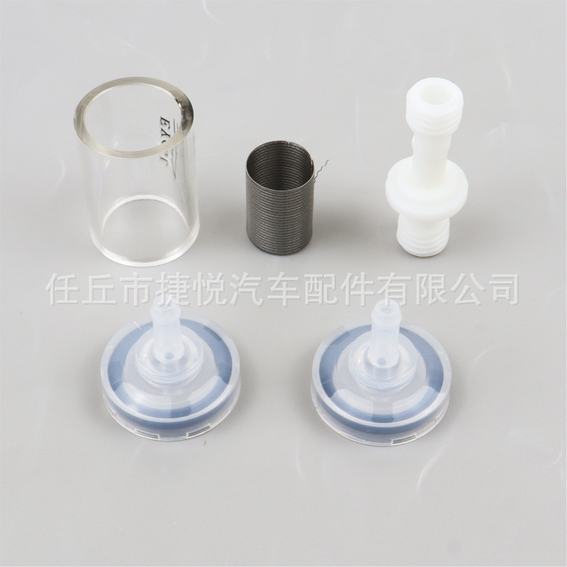 Transparent oil filter parking heater accessories removable and washable plastic steel mesh transparent oil filter firewood heating filter element filter