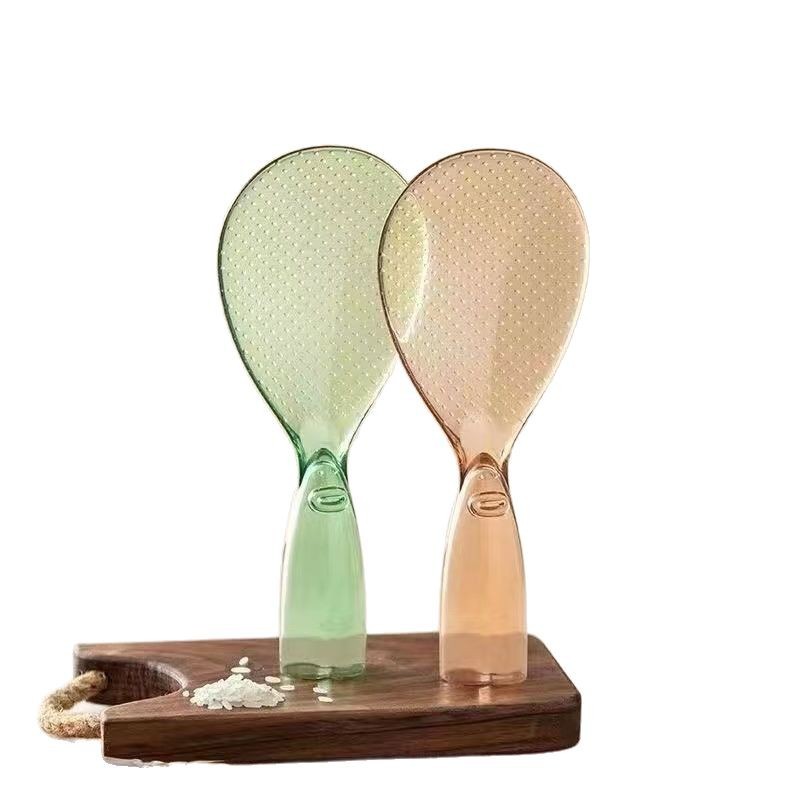Standing Rice Spoon, Non-Stick Rice Spoon, New Cute Little Monster Rice Spoon, High Color Transparent Rice Spoon