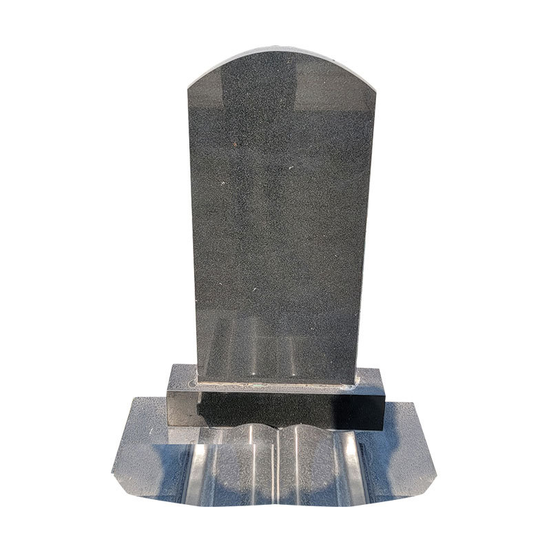 Stone Marble Tombstone Customized Rural Burial Granite Engraving Stone Tablet Black Cemetery Family Tomb Cemetery Tombstone