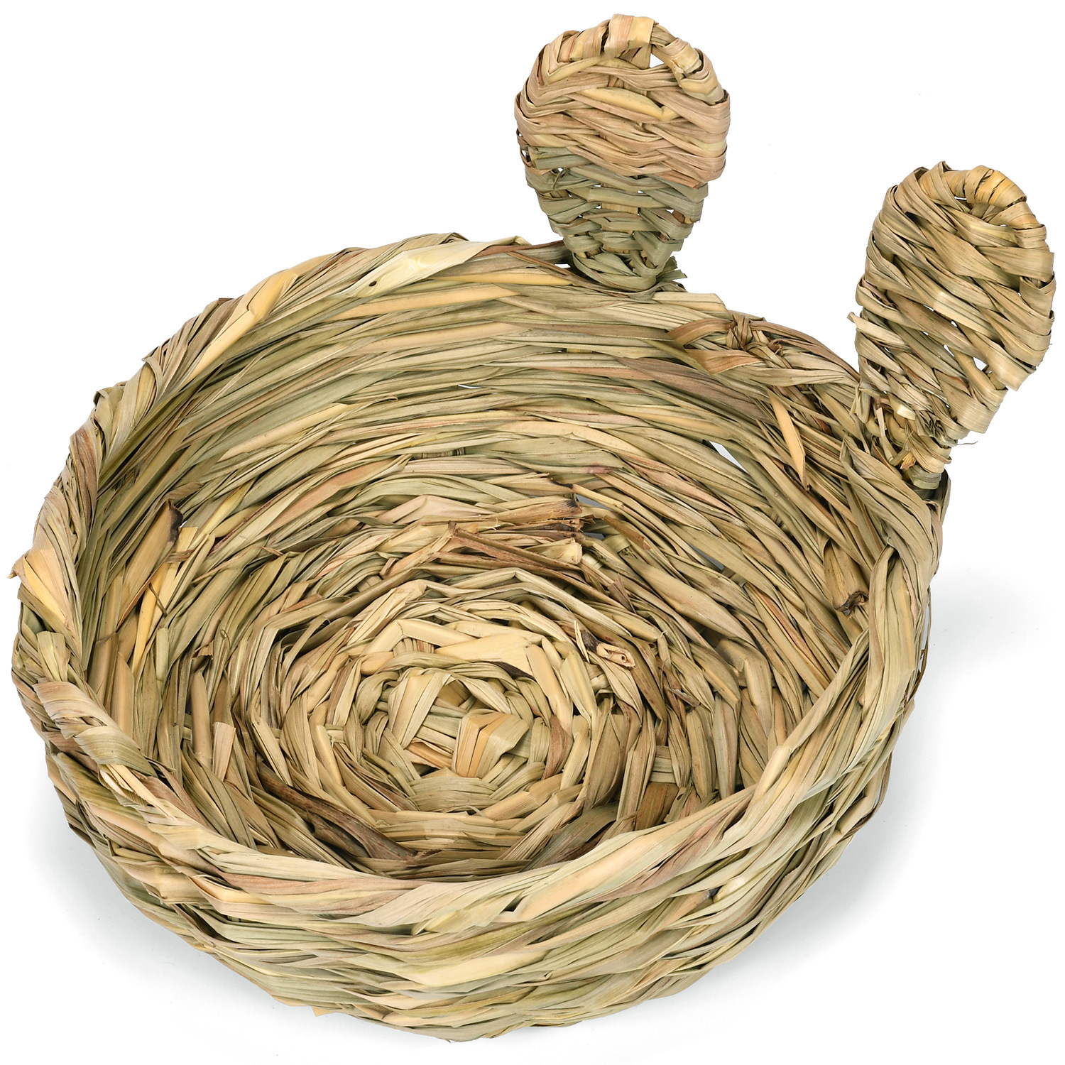 New Exotic Pet Hand-Woven Rabbit Nest Edible Decompression Vent Toy Chinchilla Guinea Pig Molar Landscaping Ornaments