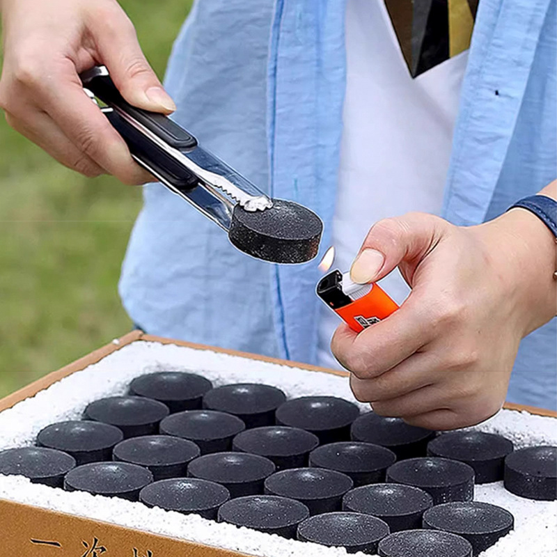 Быстроразжигающийся уголь для барбекю, бездымный уголь, уголь для домашнего использования