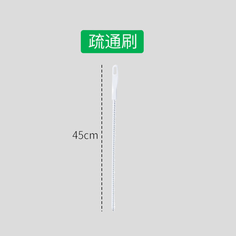 Flexible household bathroom pipe hair cleaning brush manual sewer tool anti-blocking dredge