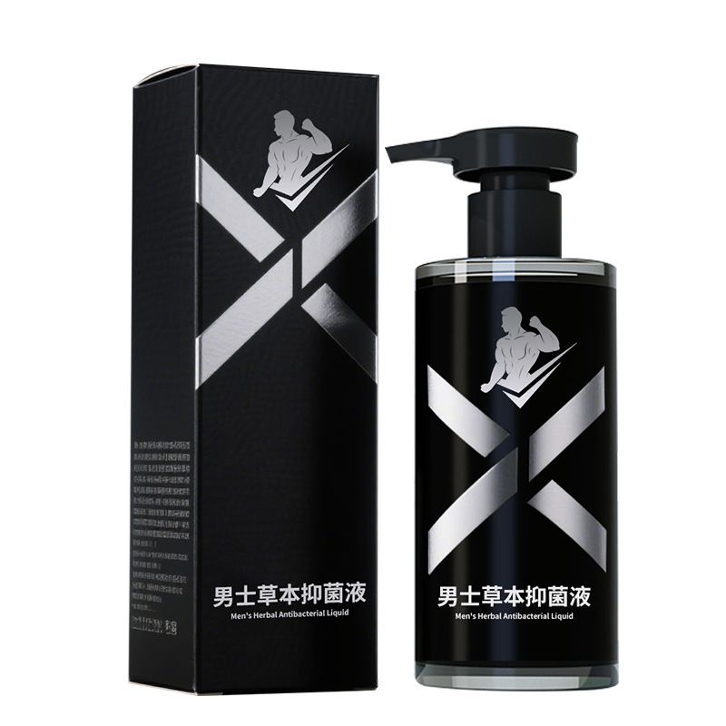 Customized Men's Herbal Bacteriostatic Liquid Men's Private Wash and Protect Cleaning Bacteriostatic Antipruritic Male Private Lotion