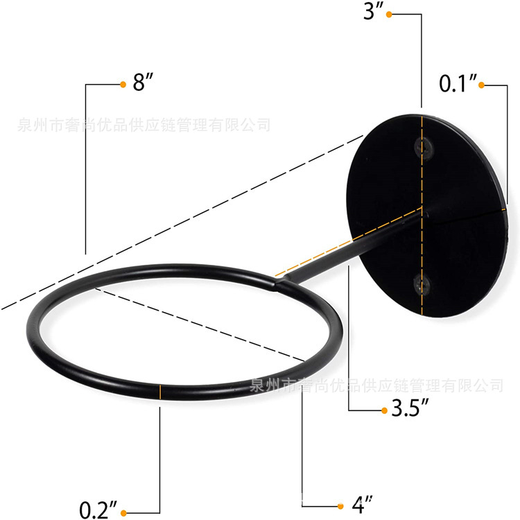 Ball Rack, Wall-mounted Bracket, Basketball Football Display Rack, Round Basketball Support Rack, Iron Ball Rack Bracket