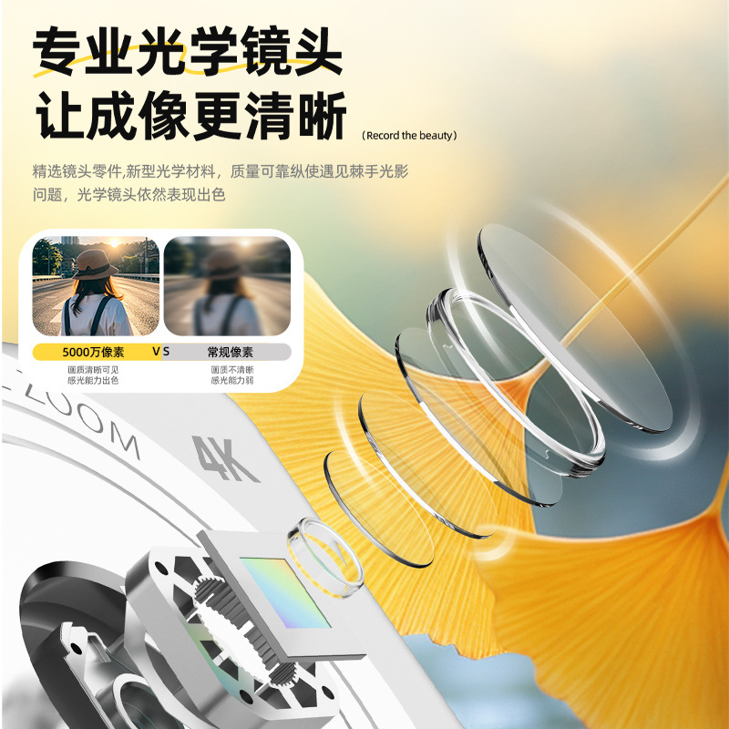 Cross-border new student camera retro CCD portable card camera entry-level camera dual camera flash