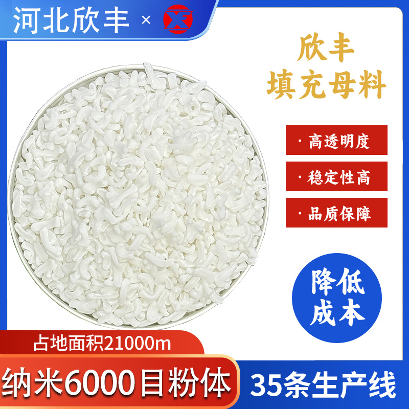 Высокопрозрачный наполнитель мастербатч 6000 меш Ultra-Fine порошок Yuanming Наполнитель мастербатч для пленки, выдуваемой под высоким и низким давлением, высокопрозрачный соляной белый наполнитель