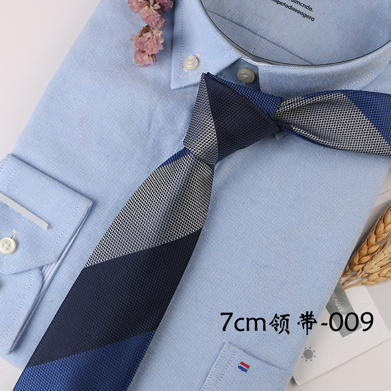 Men's Trendy Business 7cm Hand Tie Tie Casual Dress Professional Suit Accessories Factory Direct Wholesale