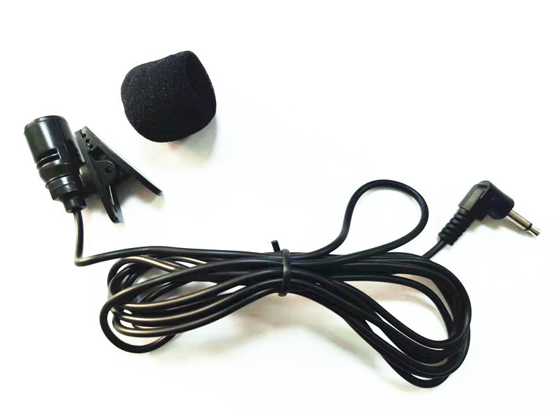 Wired collar clip microphone microphone amplifier computer audio amplifier transmitter