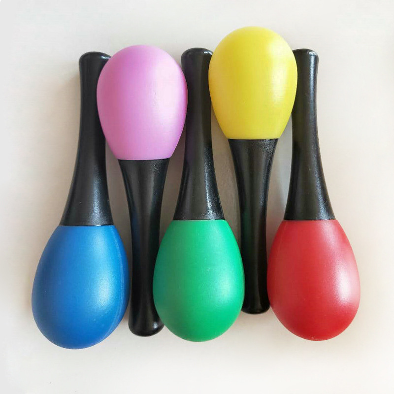 Kindergarten Baby Wooden Sand Hammer Infant Early Childhood Education Percussion Toy Sand Ball Children Baby Sand Hammer