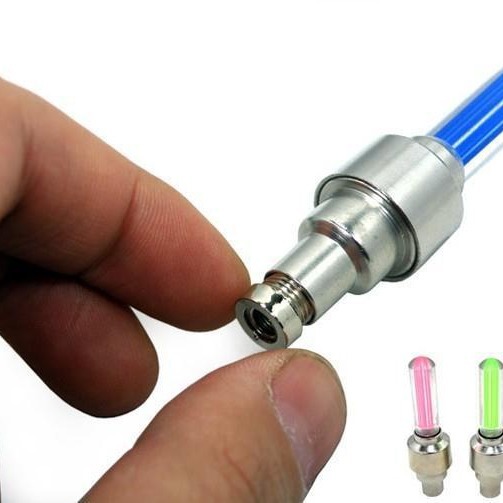 Monochrome bicycle Hot Wheel fluorescent rod gas nozzle lamp valve core lamp riding accessories 1 price