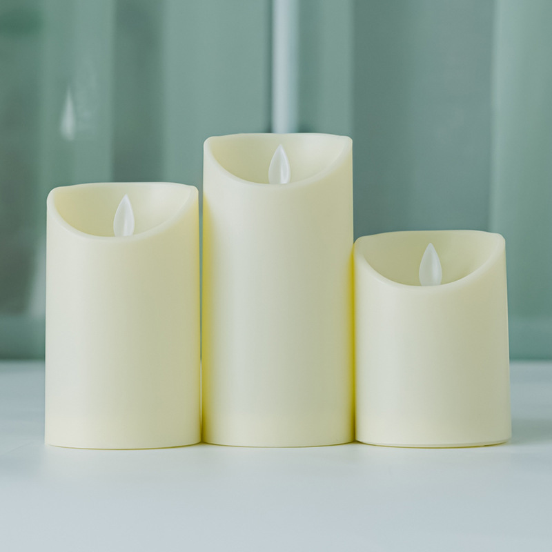 [съемка старого клиента] светодиодная цифровая свеча искусственная свеча пластиковая наклонная пуля цифровая свеча атмосферный свет