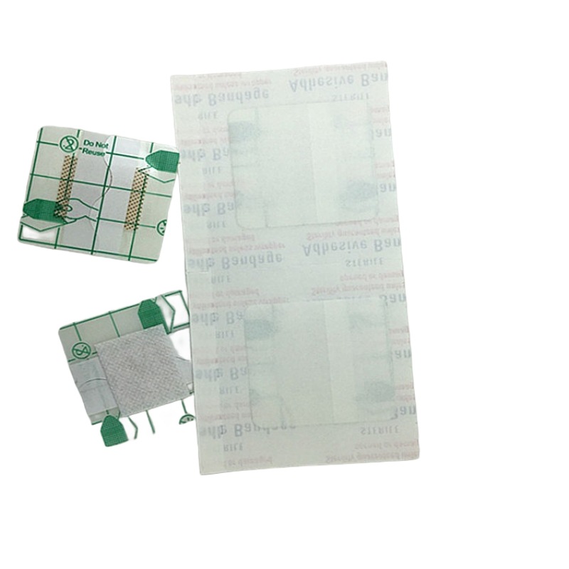 Factory Direct Sales Floating Needle Stickers 3.8 * 3.8cm Embedded Line Stickers, Waterproof and Breathable PU Band-aid