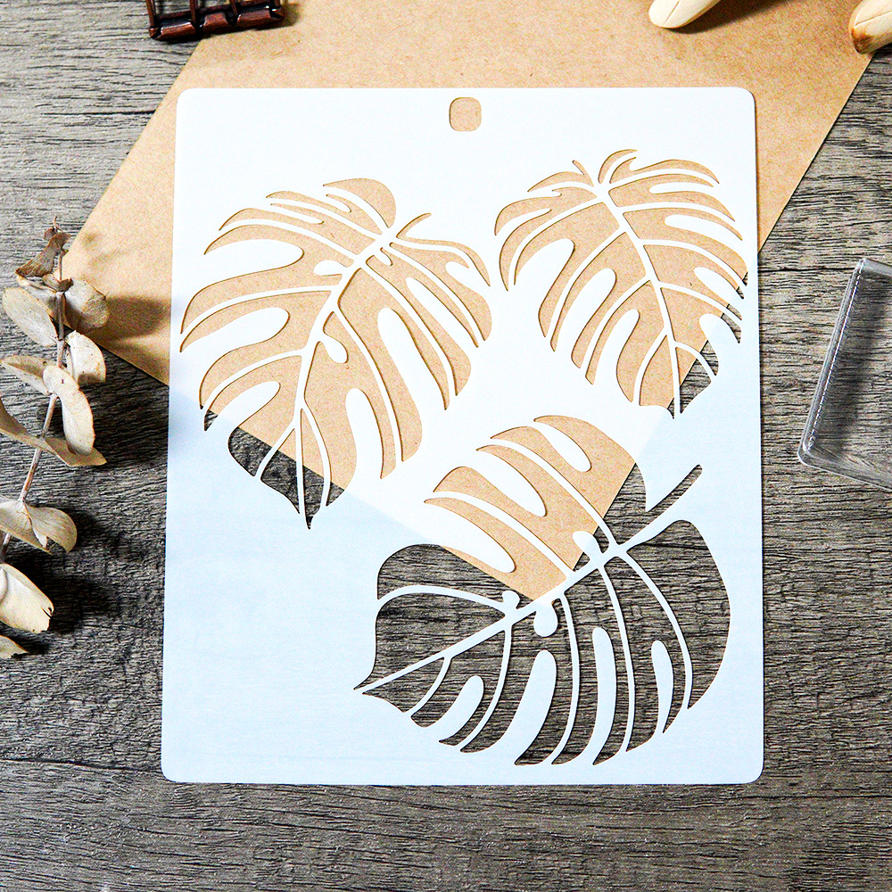 Catalog stencil Cross-border Hot Selling DIY Painting Hollow Template suit Wall Painting Spray Masking Decorative Template