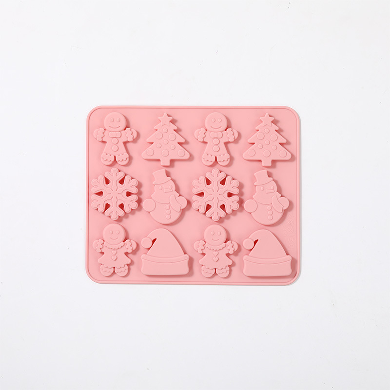 New Christmas Bell Christmas Series Chocolate Mousse Food Grade Silicone Biscuit Christmas Silicone Mold