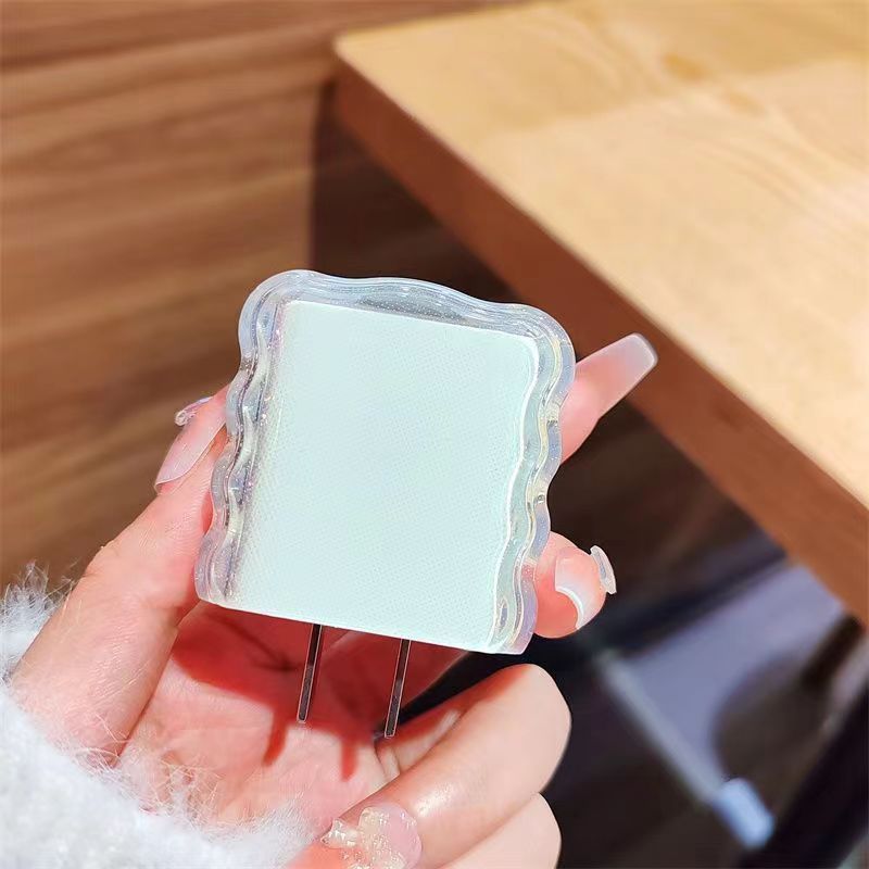 Suitable for iPhone Apple 18W/20W Charging Head Protective Cover Transparent Charger Data Cable Transparent Protective Cover