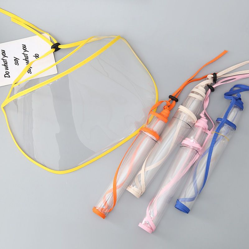 Infant Protective Mask Empty Top Removable Folding Anti-Saliva Fisherman Cap Children's Basin Cap Anti-droplet