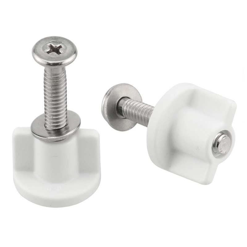 Hand screw toilet cover screw lower toilet seat fixing device top nut screw hinge bolt 304