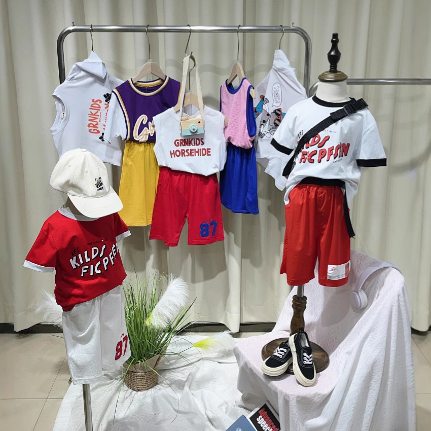 Ran Xiaoran Hot Mom Shop Children's Clothing Brand First-Hand Supply Children's Clothing Wholesale 2025 Summer Live Broadcast Mixed Batch