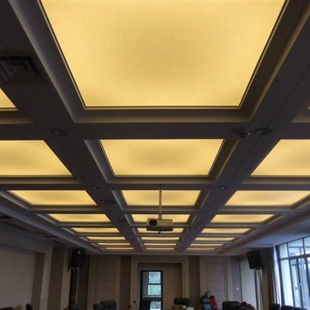 The manufacturer specializes in providing good light transmission for indoor flexible inner film ceiling decoration
