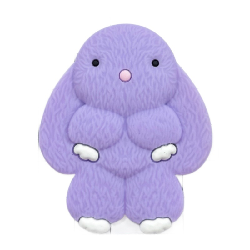 Pvc Soft Glue Cartoon Cute Stereo Rabbit Refrigerator Air Conditioner Patch DIY Home Patch Mobile Phone Tablet Case Patch