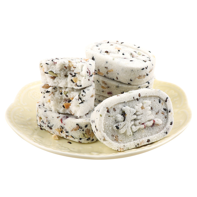 One-piece delivery sugar-free nut Poria eight treasures cake meal replacement dessert coarse grain belly-filling pastry source factory