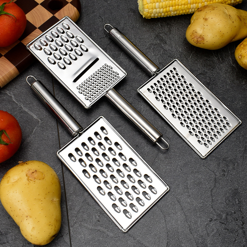 Multifunctional stainless steel grater cheese grater cheese grater fruit and vegetable grater radish grater bow ginger grater