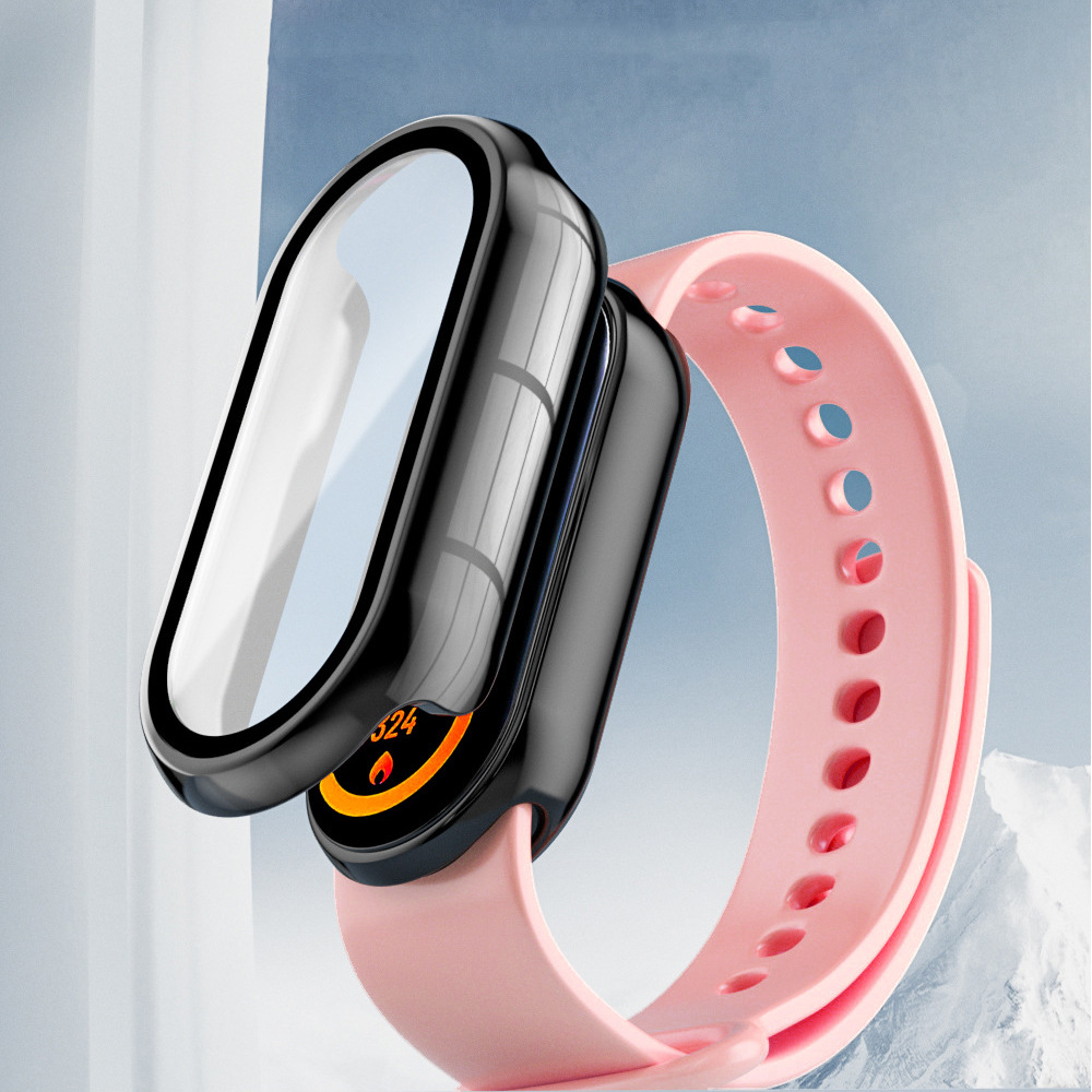 Suitable for Xiaomi 10/9 Smart Bracelet 8/9Pro Shell Xiaomi10 Protective Cover Pc Integrated Shell Tempered Film Watch Case