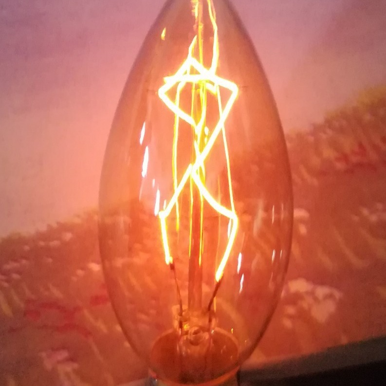 Прямые продажи с завода лампа Эдисона ретро углеродная нить C35 Z типа