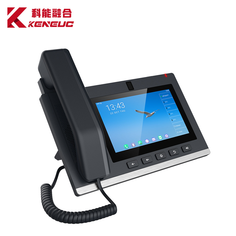 F600S Visual Ip Video Phone Sip Network Android Visual Phone Gigabit Dual Network Port Poe Power Supply