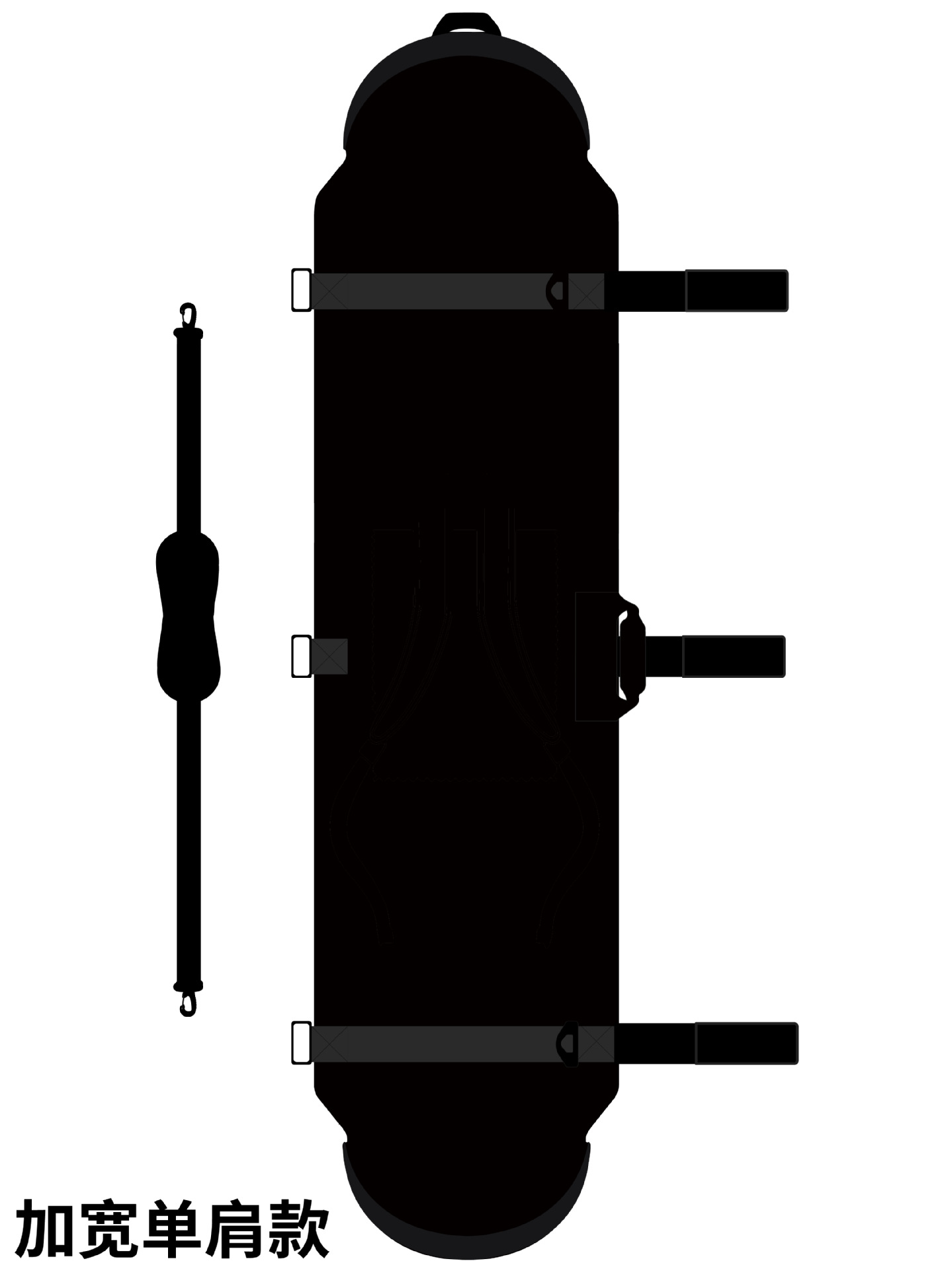 Широкий чехол для сноуборда в форме пельменя, одно плечо, защитный чехол для сноуборда
