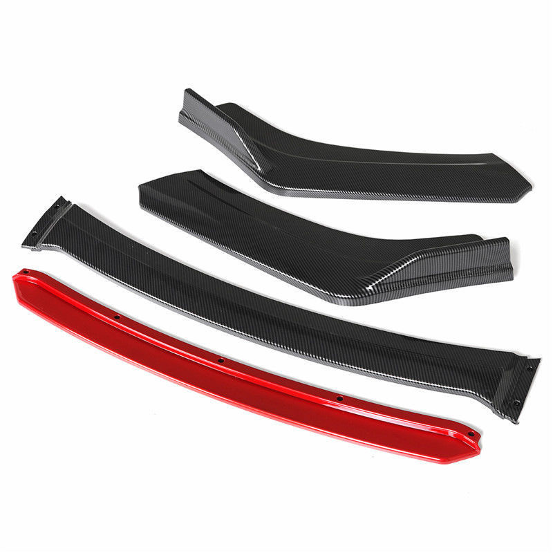 Automotive Accessories Universal Parts Four-Section Modification Front Spoiler Cross-Border Popular Bumper Front Spoiler Front Lip