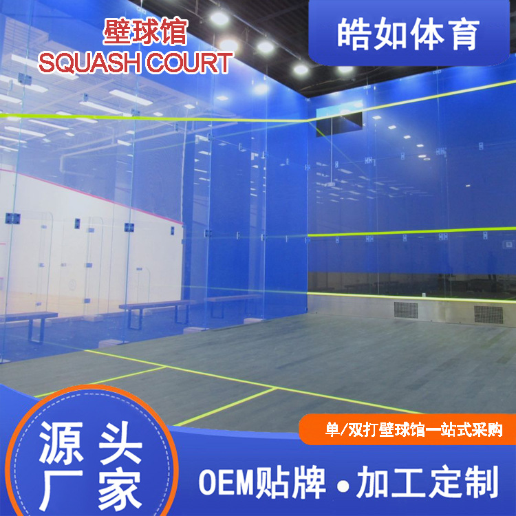 Panoramic Glass Gecko Hall with Sports Wooden Floor, 12mm Tempered Glass Block Soundboard Professional